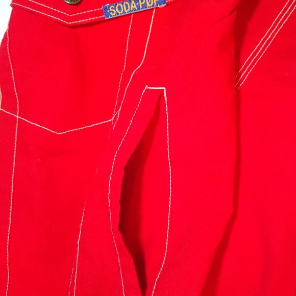 Soda Pop Superior Equipment  NWOT   thick denim vest/sleeveless shirt - size S - - Picture 9 of 15